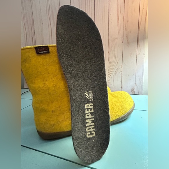 Camper Wool-mix yellow Ankle Boots - Picture 5 of 11
